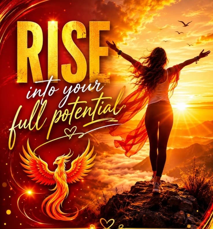 Rise into your full potential workshop artwork
